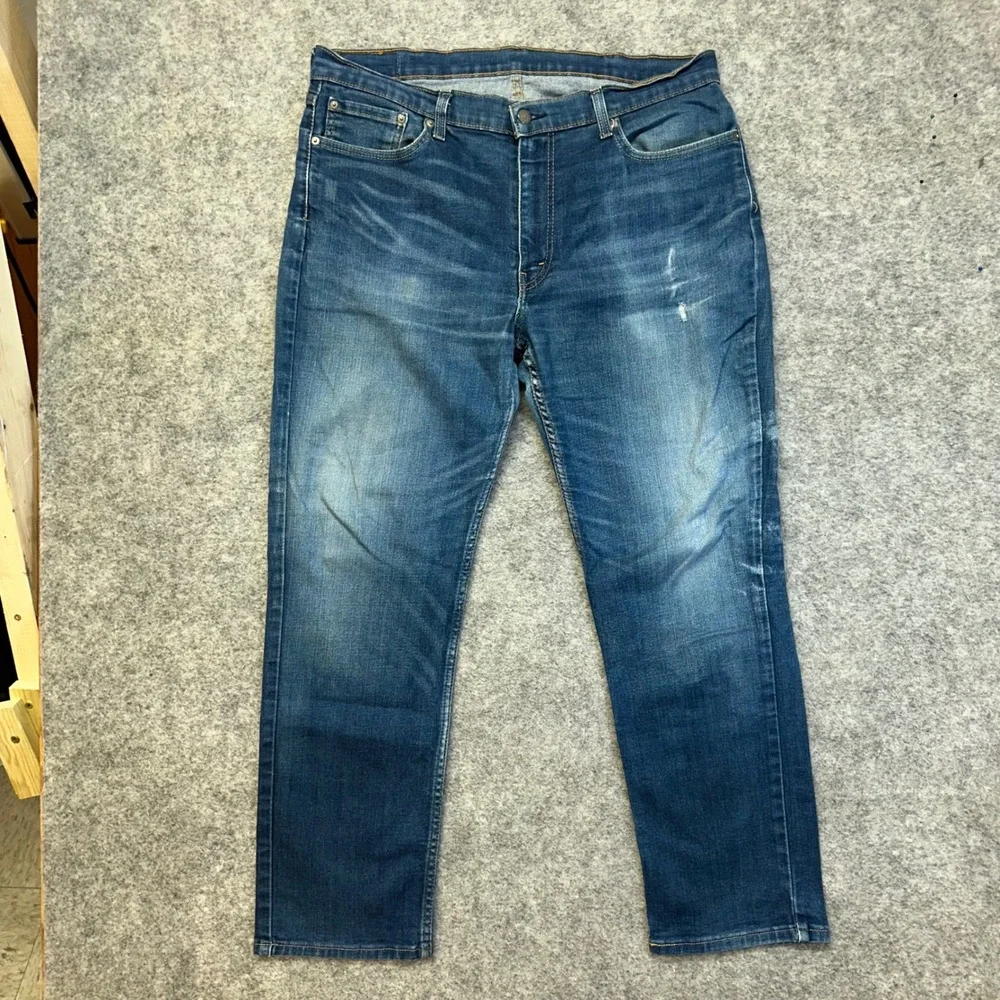 Lot of 4 Levi's Skinny Slim Jeans Mens 38x32 Black Blue Tan 510 511 Work Pants